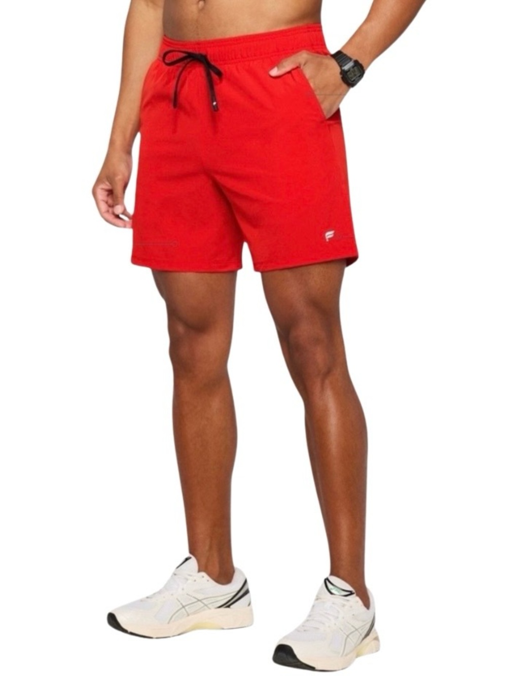 Fabletics L Heated Red The Infinite Short With 7” Inseam
